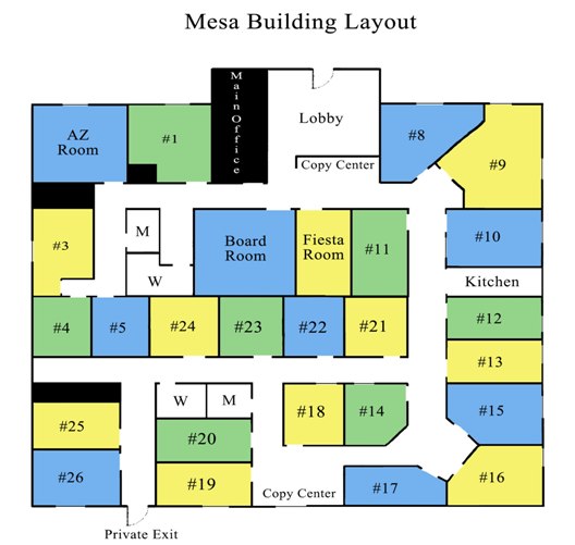Mesa Building Layout