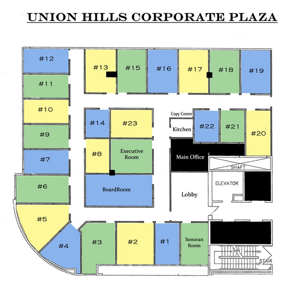 Union Hills Corporate Plaza office layout Union Hills Corporate Plaza office layout